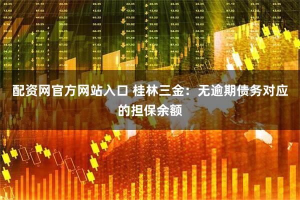 配资网官方网站入口 桂林三金：无逾期债务对应的担保余额
